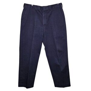 Lands End Traditional Fit Mens Navy Dress Pants Size 33 Work Interview Casual‎